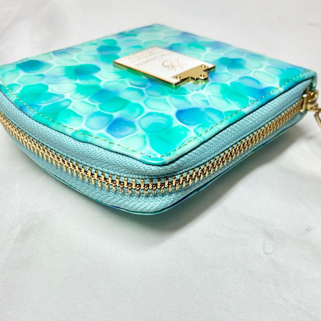 【極美品】　ハースケジュール　二つ折り財布　ビューティフルアイランド　人気