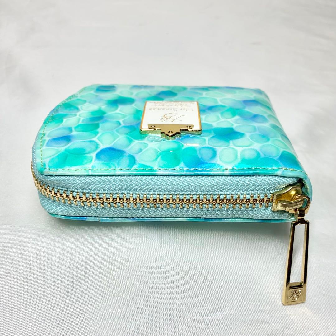 【極美品】　ハースケジュール　二つ折り財布　ビューティフルアイランド　人気