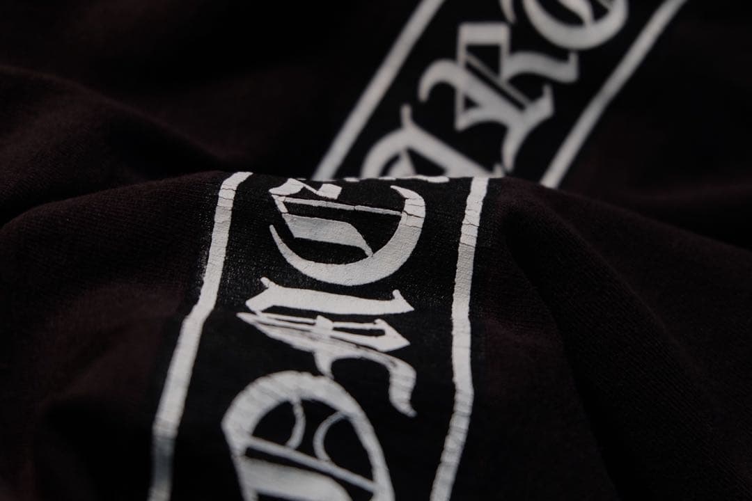 vintage クロムハーツ バックスクロールラベル ブラック L