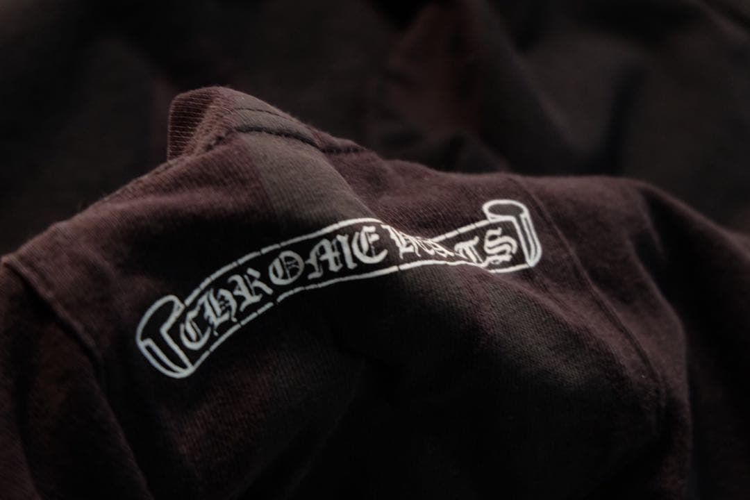 vintage クロムハーツ バックスクロールラベル ブラック L