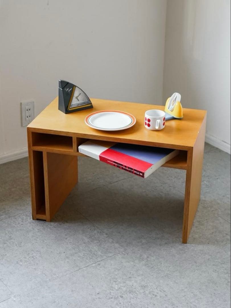 ヴィンテージ 木製テーブル/机 スツール 古道具 レトロモダン アノニマス