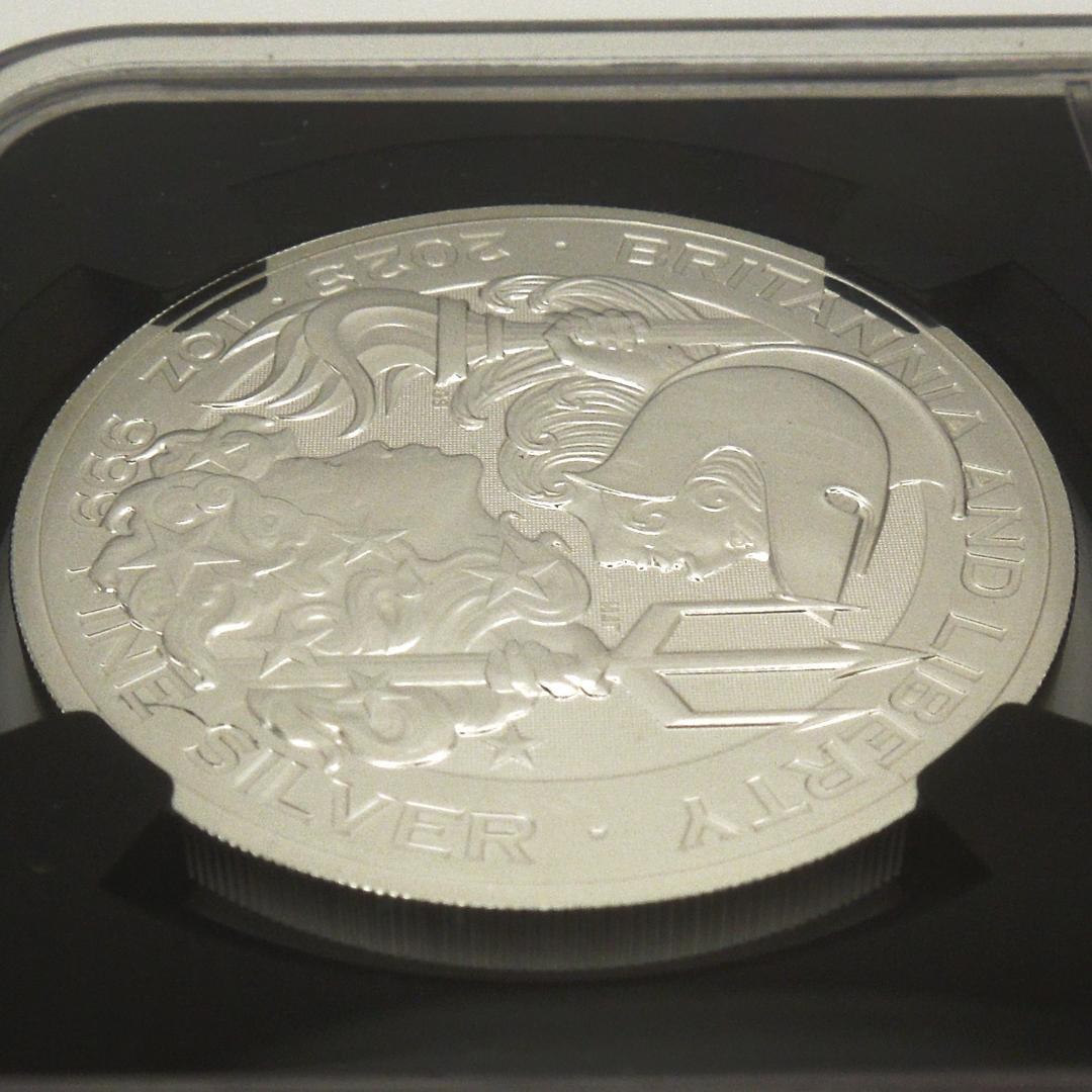 【英米友好】2025年 ブリタニア＆リバティ 銀貨 1オンス NGC MS70