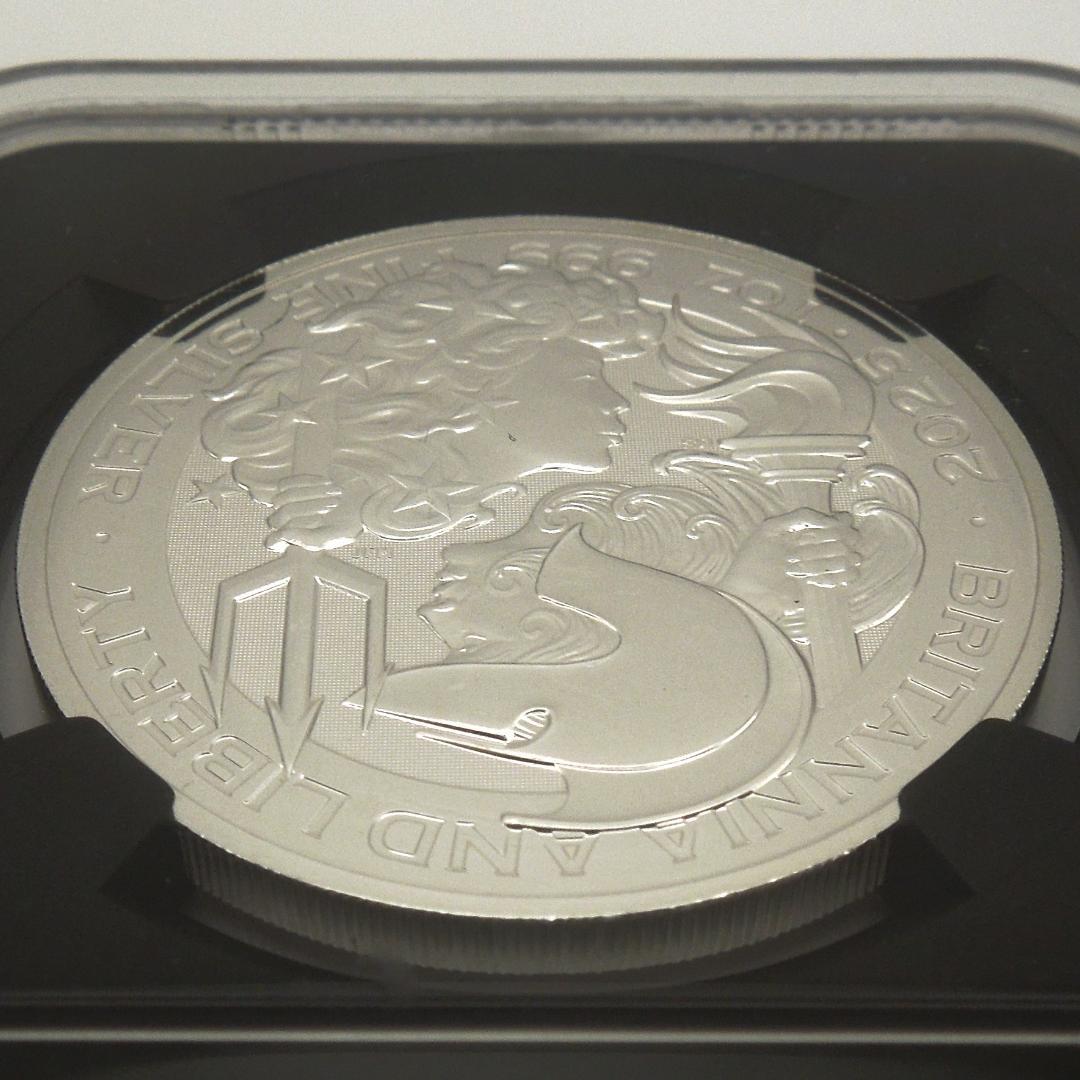 【英米友好】2025年 ブリタニア＆リバティ 銀貨 1オンス NGC MS70