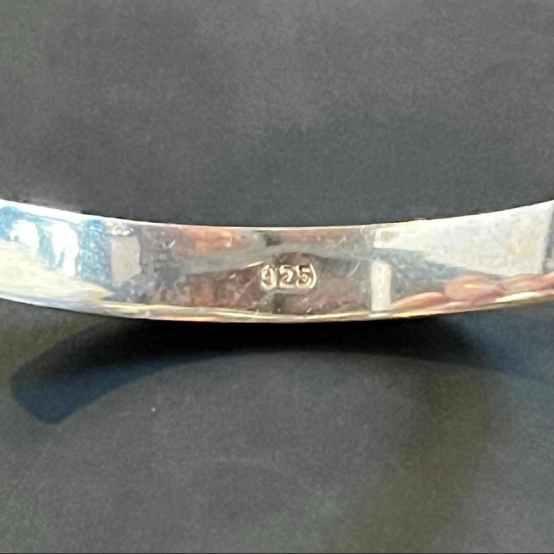SILVER925 PLANE DESIGN BANGLE/シルバー/バングル