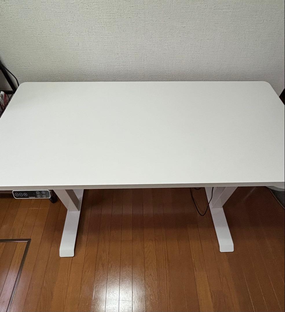 【美品】電動昇降式デスクFlexiSpot E7 ホワイト 120×60