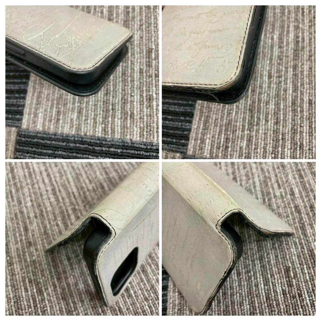 BERLUTI　ベルルッティ　iPhoneケース　手帳　カリグラフィー