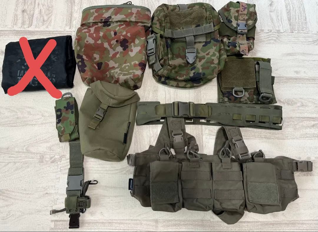 迷彩装具　セット