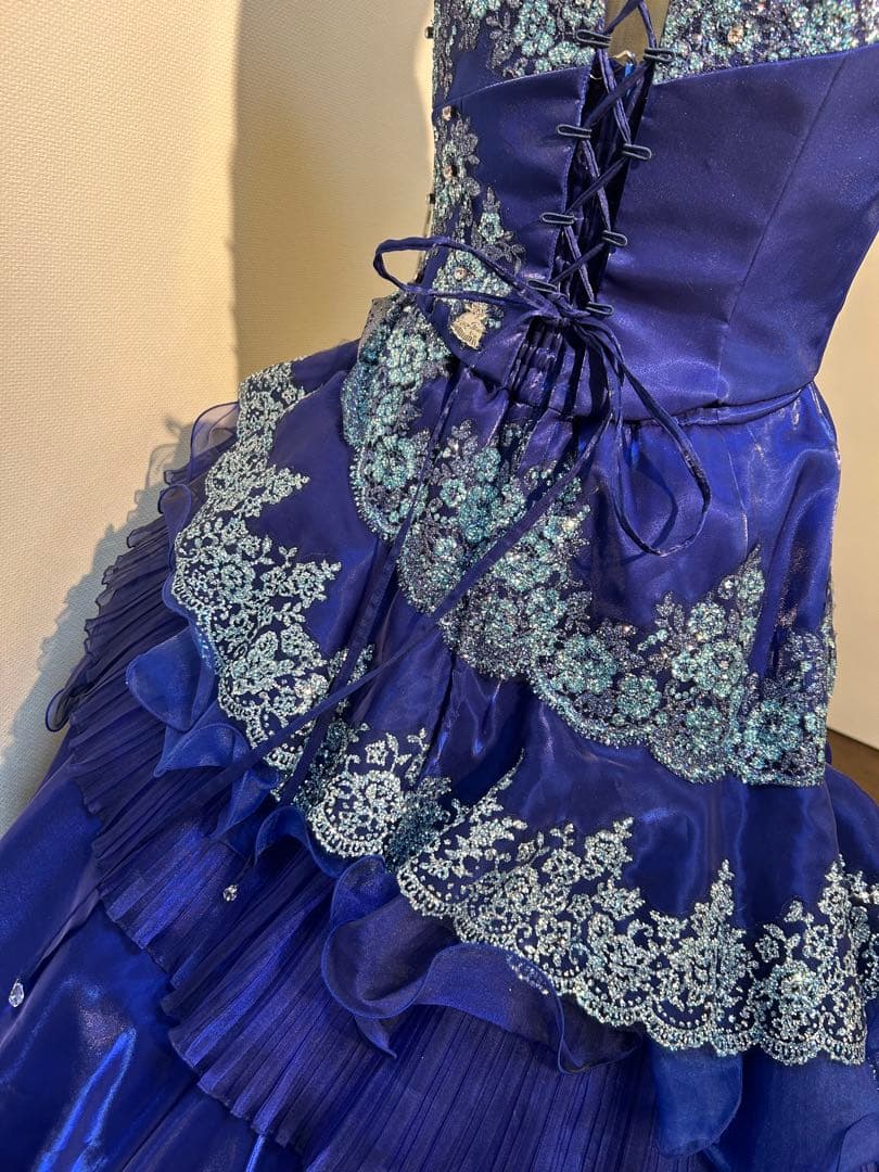 SD-0649 Blue 11-13T ネイビーブルー カラードレス