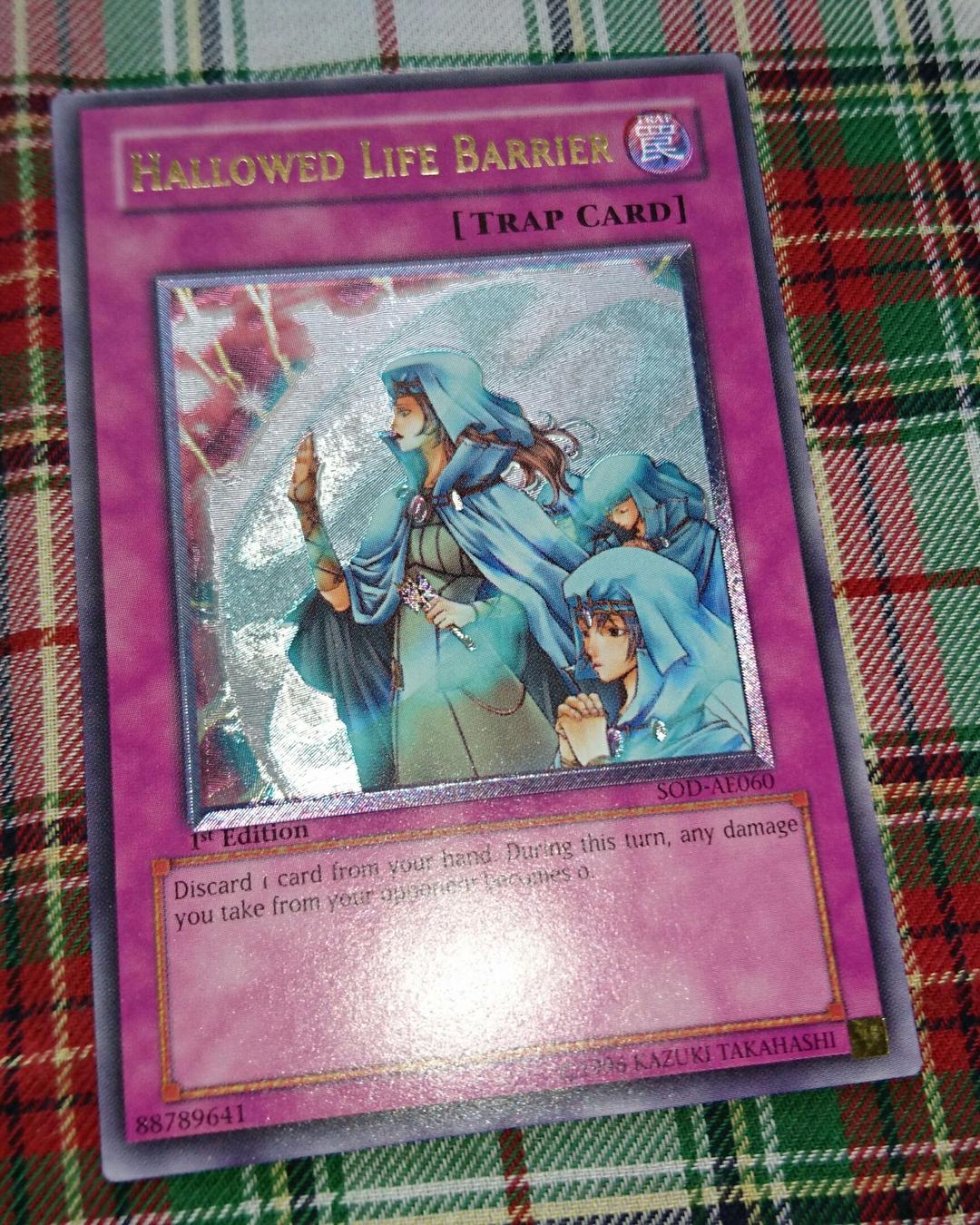 遊戯王 ホーリーライフバリアー アジア 亜レリ asia Ultimate