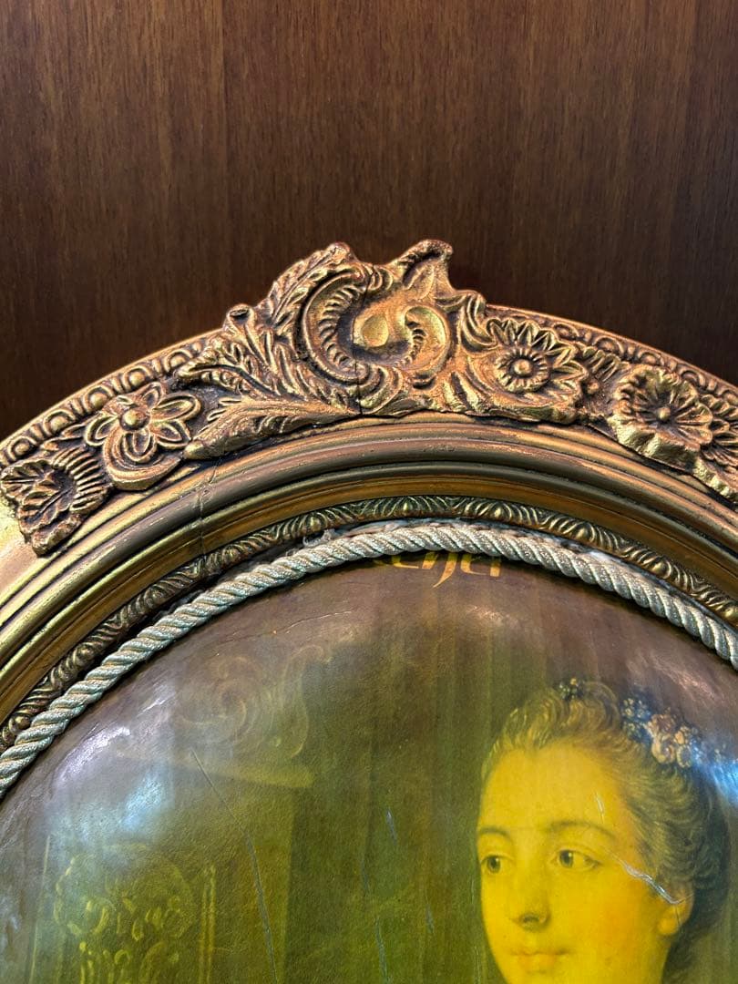 デコパージュ　肖像画