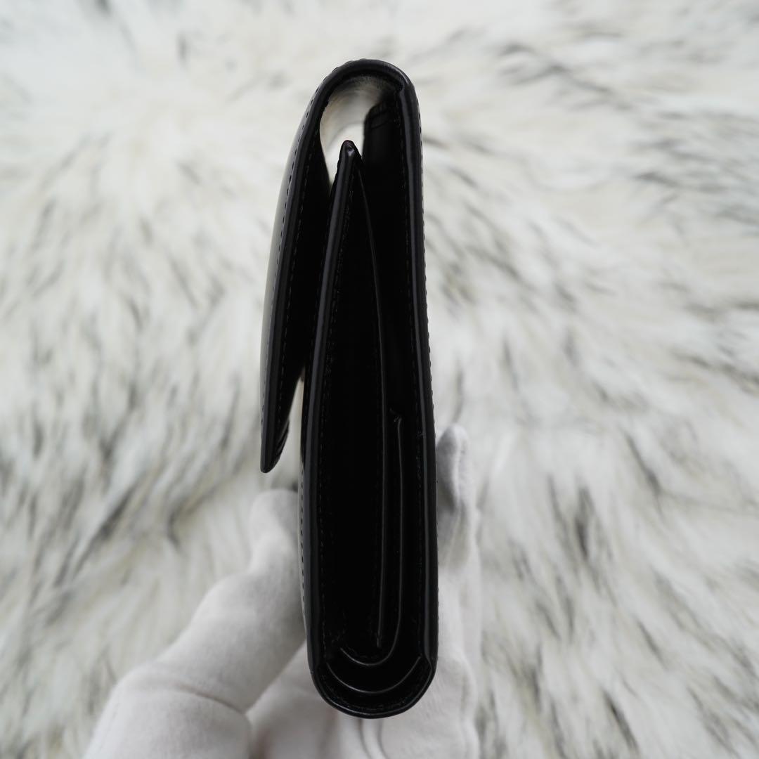 未使用品　Cartier カルティエ　三つ折り財布　パンテール　ブラック　レザー