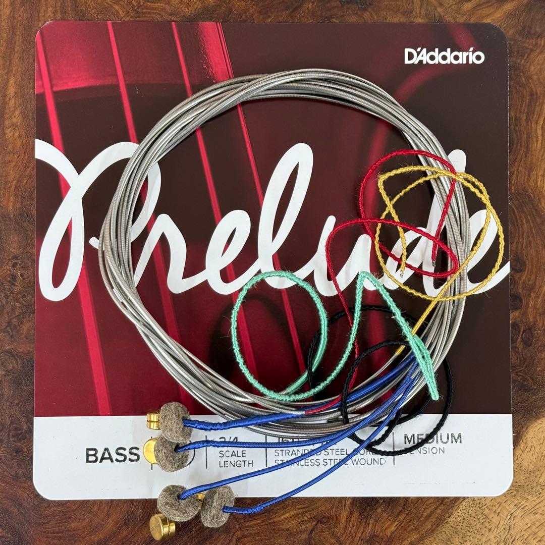 【中古・未使用】ウッドベース（コントラバス）弦 ダダリオ「プレリュード」