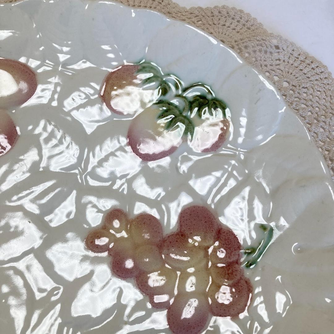 ⭐️フランスアンティーク サルグミンヌ バルボティーヌ 大皿 30cm