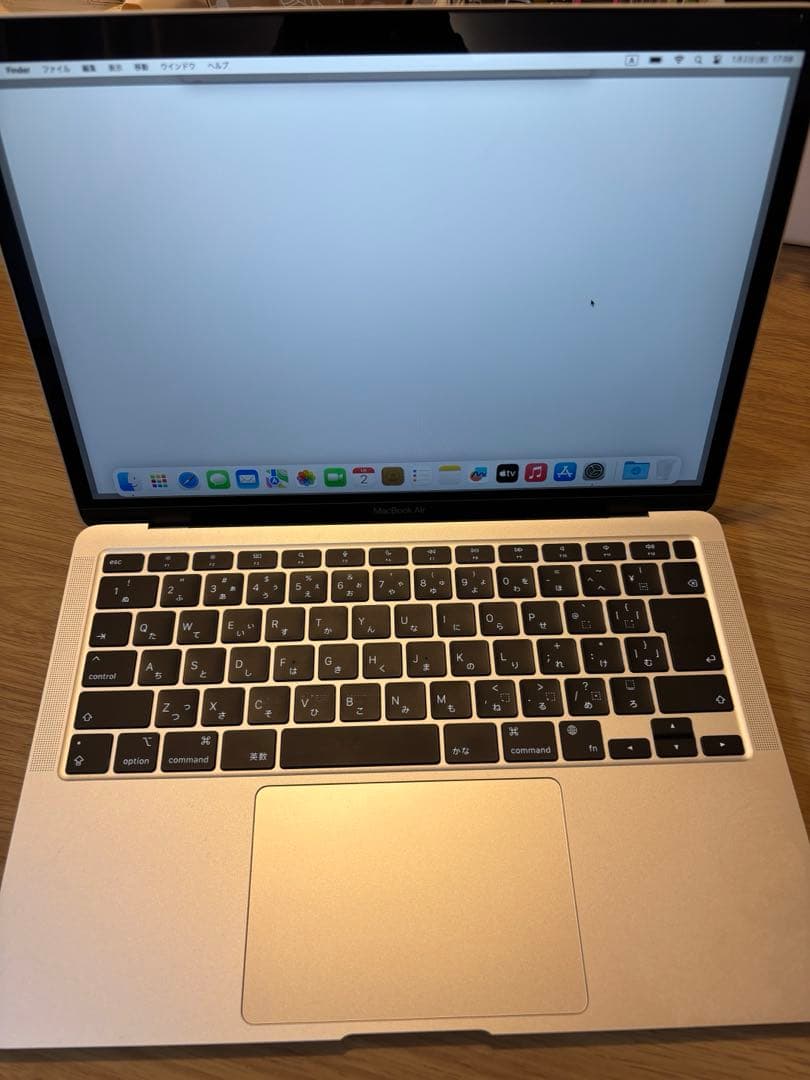 【美品】MacBook Air（M1, 2020） 8GB バッテリー100%