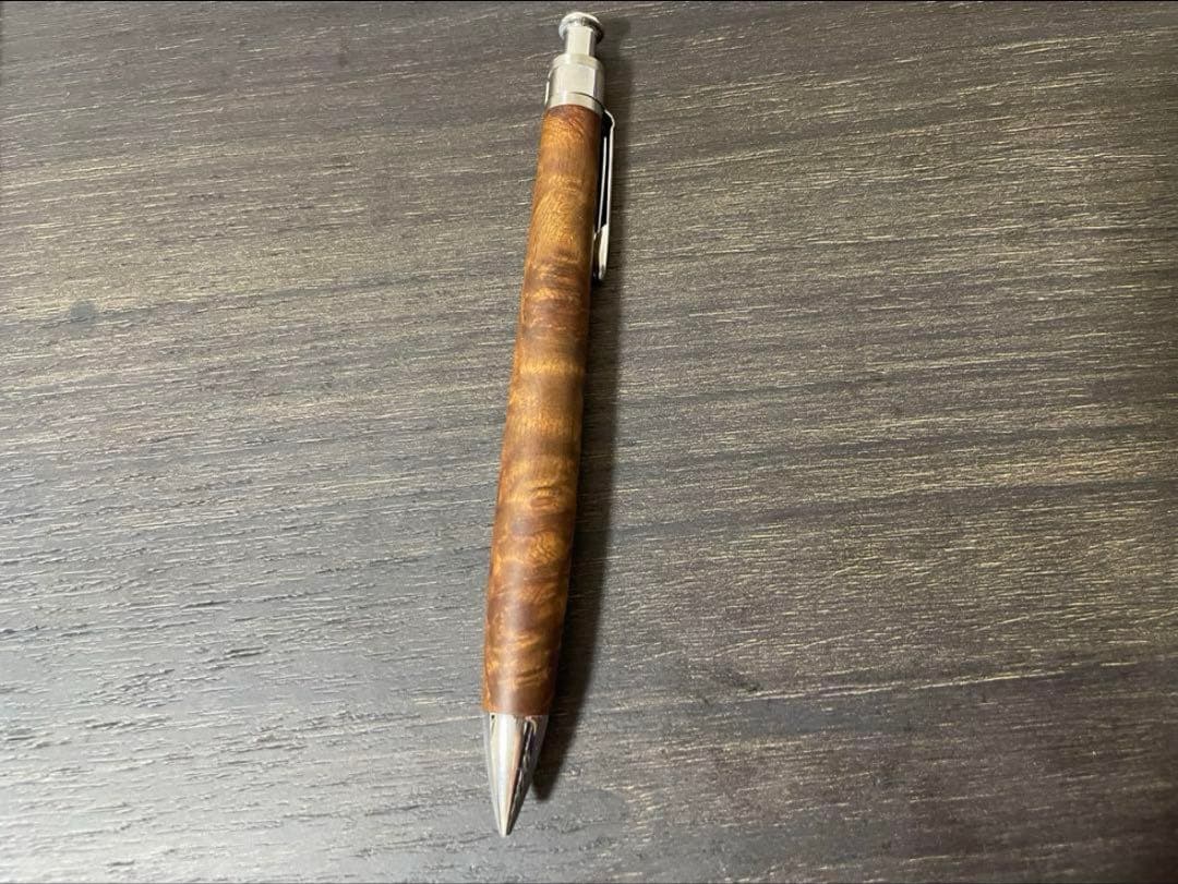 【固定式口金付き】工房 楔 0.5mmペンシル楔 マーブルウッド