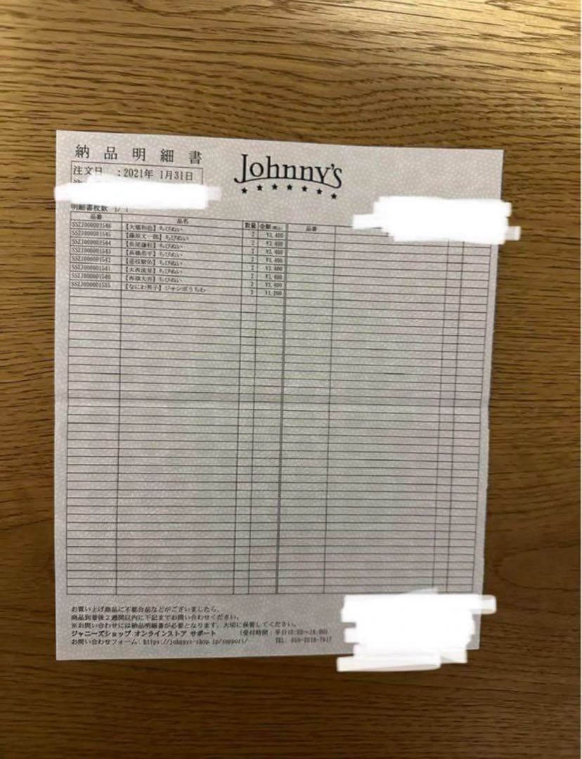 なにわ男子　ちびぬい　7体セット