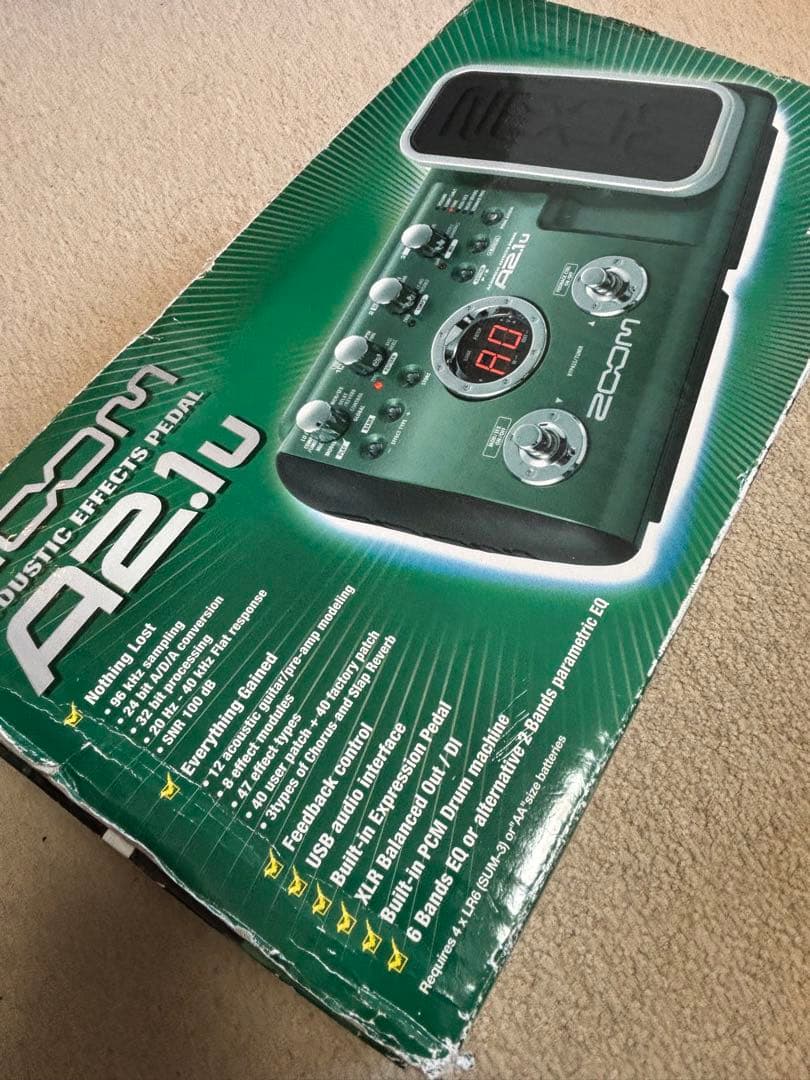 ZOOM A2.1u　アコースティックギター用マルチエフェクター