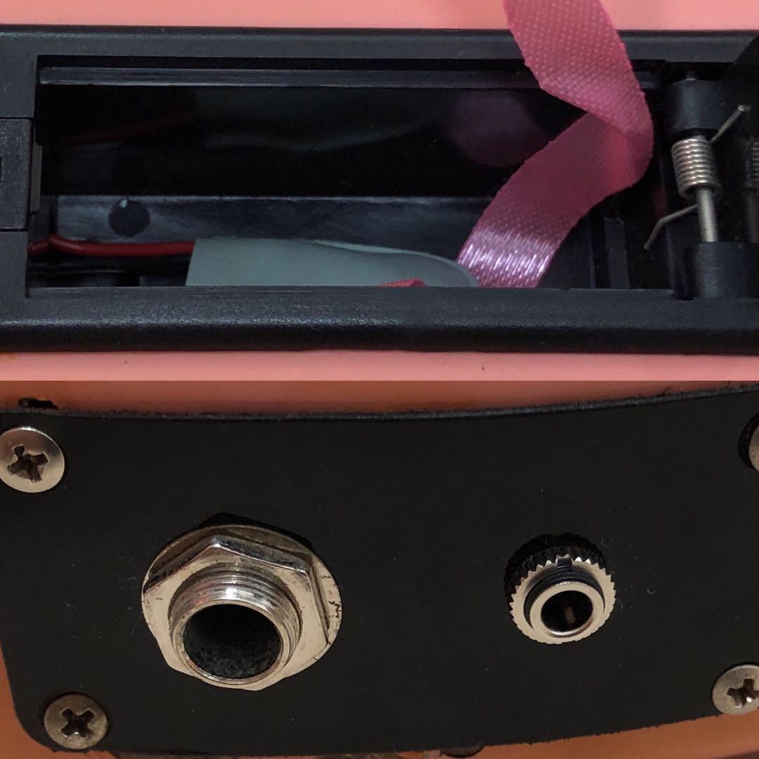 最終値下!【美品】ZO-3 ピンク アンプ内蔵ミニギター ヘッドフォン端子付