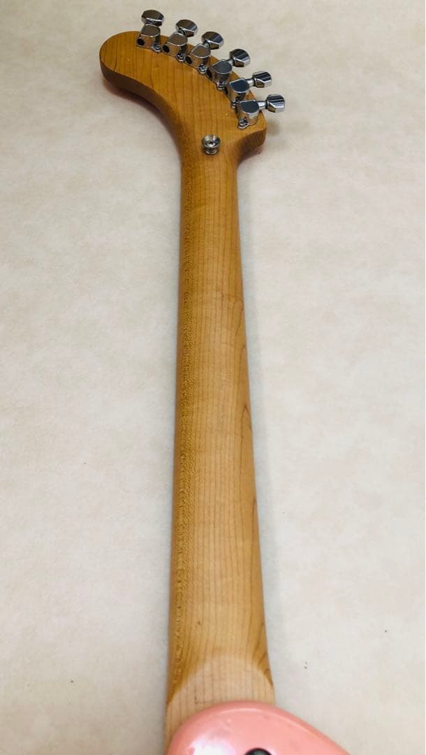 最終値下!【美品】ZO-3 ピンク アンプ内蔵ミニギター ヘッドフォン端子付