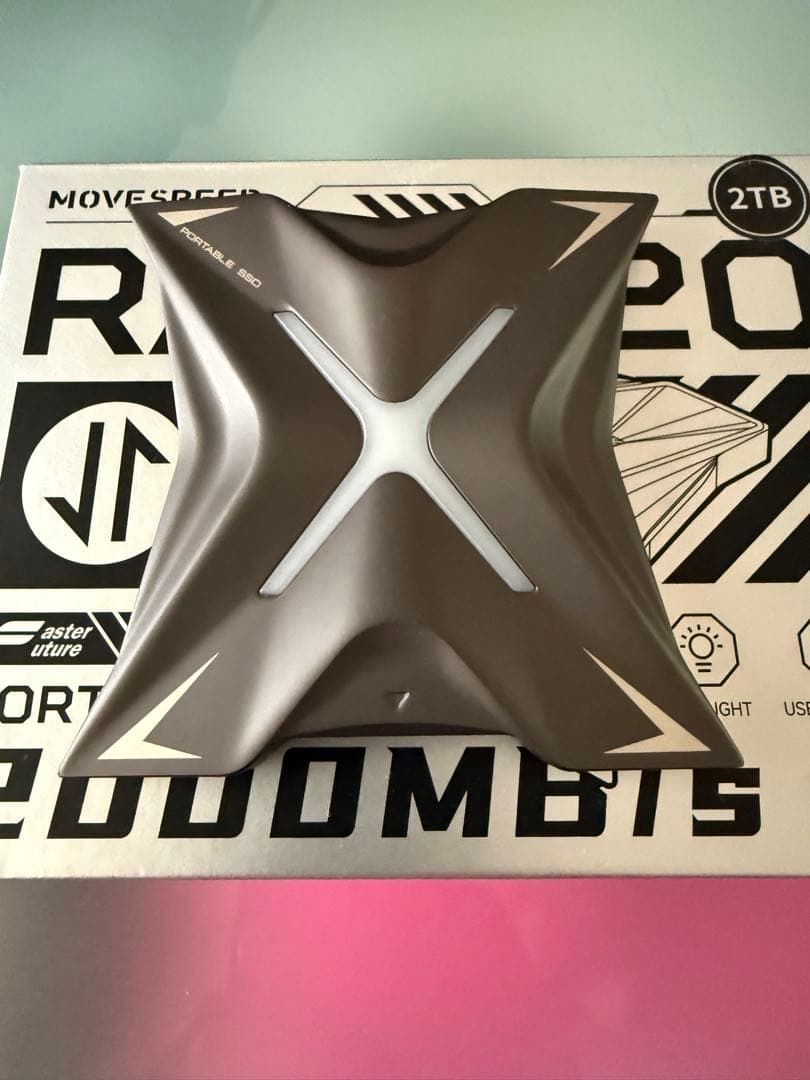 【最大2000MB/秒】外付けSSD 〈メーカー名：MOVE SPEED〉2TB