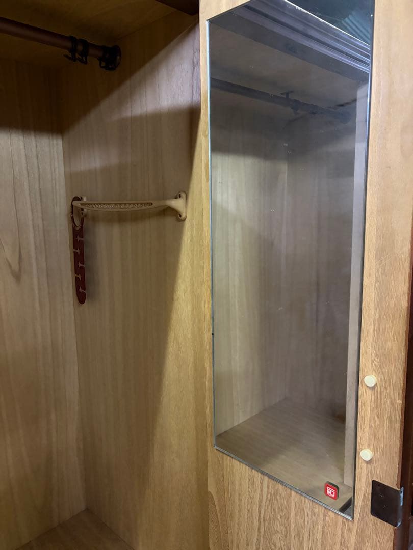 木製タンス 3ドア 2引き出し　婚礼タンス