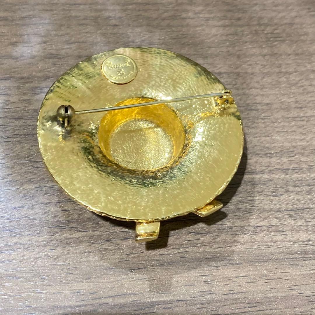 CHANEL シャネル アクセサリー ブローチ 麦わら帽子 レディース 人気