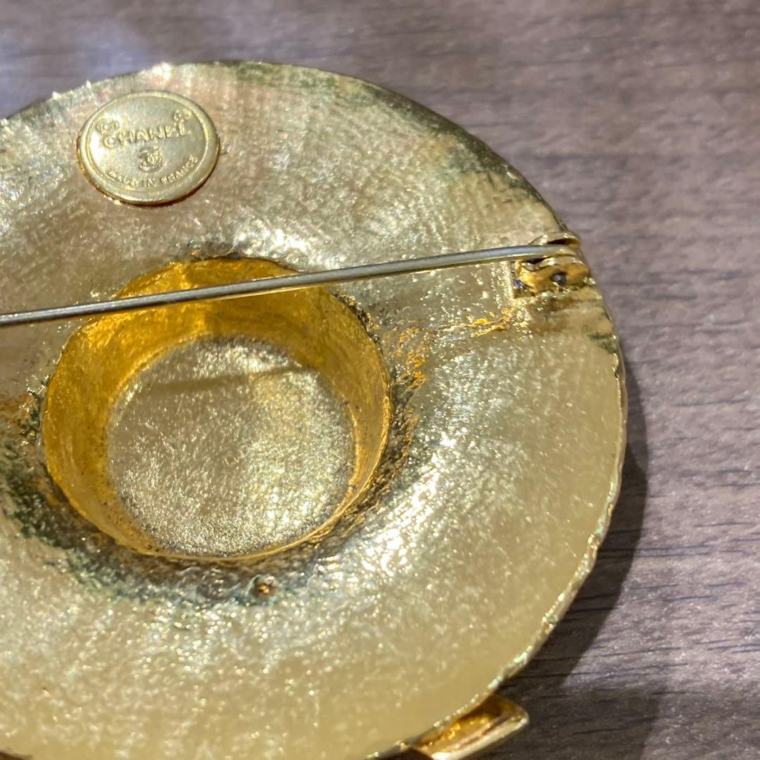 CHANEL シャネル アクセサリー ブローチ 麦わら帽子 レディース 人気