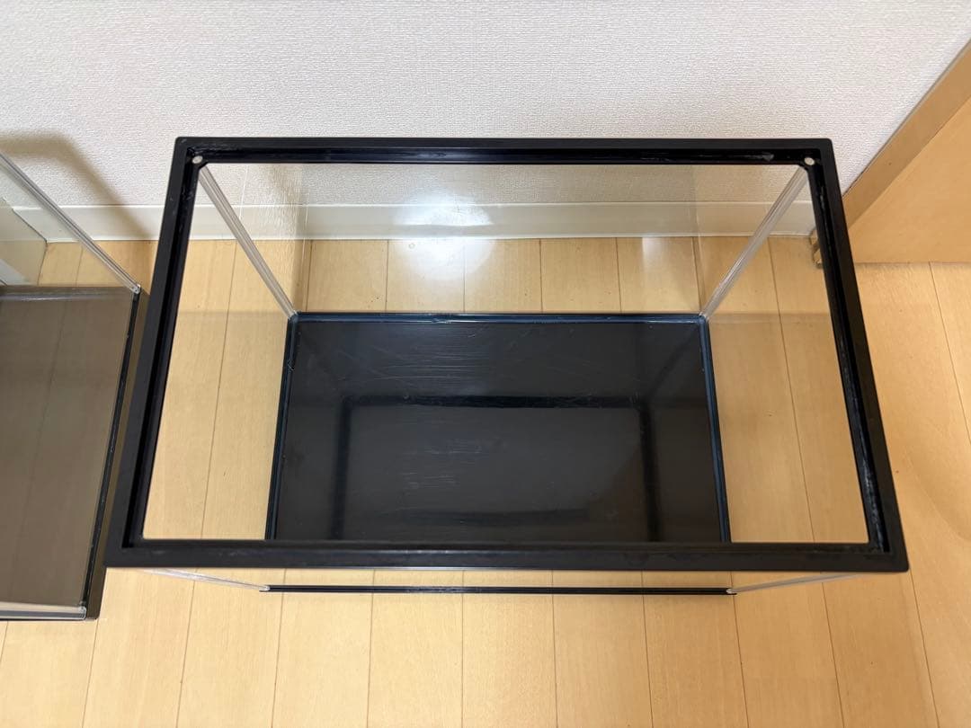 GEX ガラス水槽 黒枠 ３つセット売り 引き取り限定