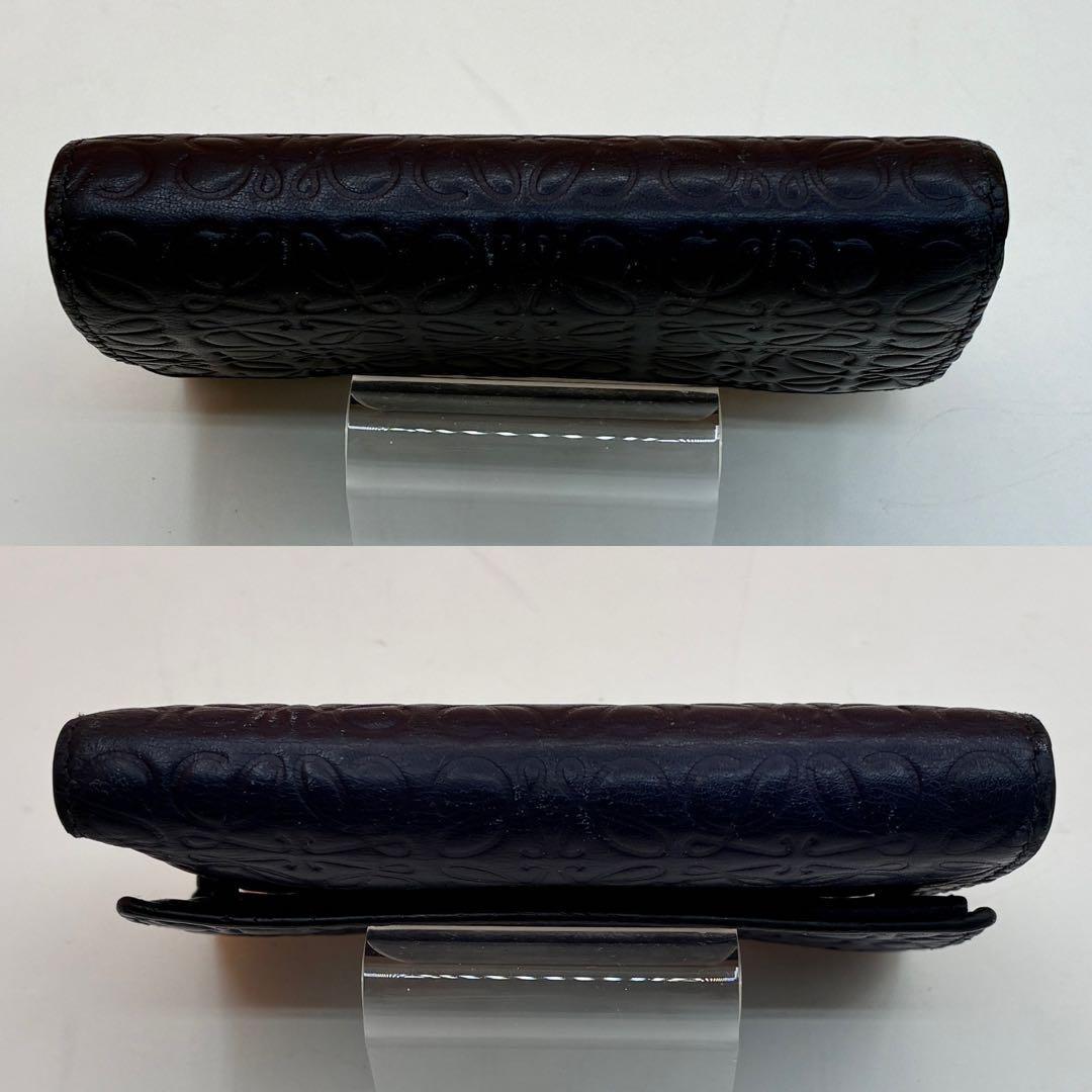 【極美品✨】LOEWE ロエベ 三つ折り財布 ウォレット リピートアナグラム