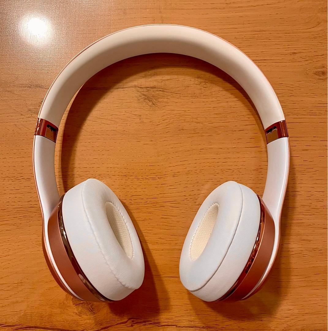 【セール中！】beats solo 3ワイヤレス ヘッドホン　ローズゴールド
