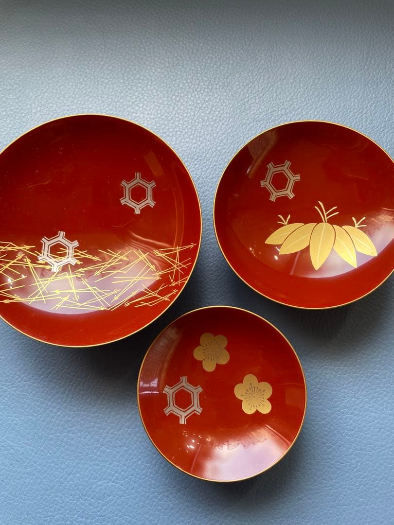 屠蘇器　お屠蘇セット　華やか　豪華　本漆塗り　桐箱　楽山　木製