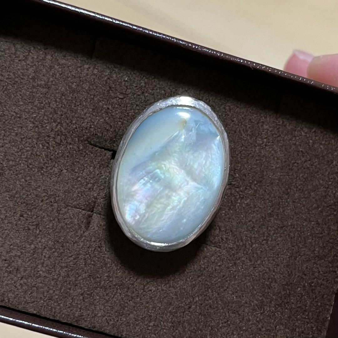 【最終お値下げ】agete 白蝶貝 シェル silver リング