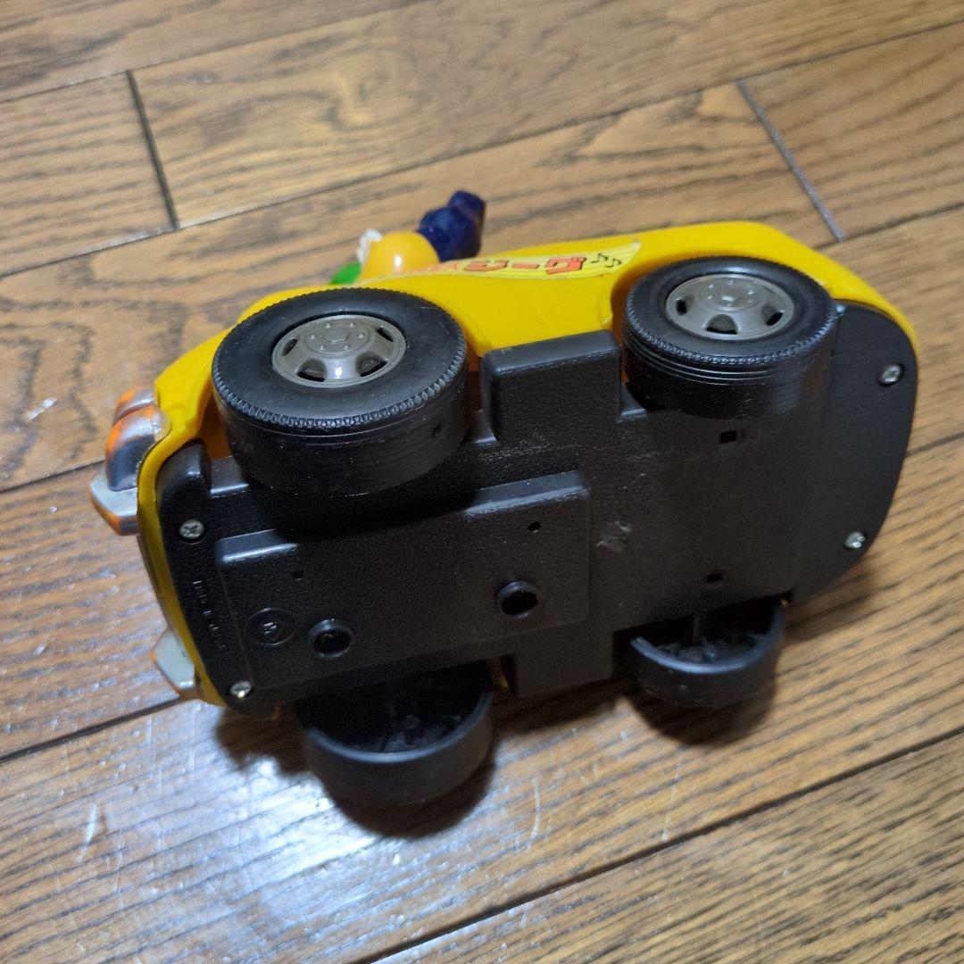 鋼鉄ジーグ　ミニカー　車　マスダヤ　黄色いオープンカー 人形付き 8826