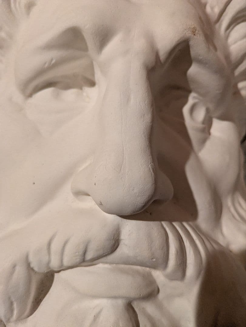 石膏像　モーゼ大顔面