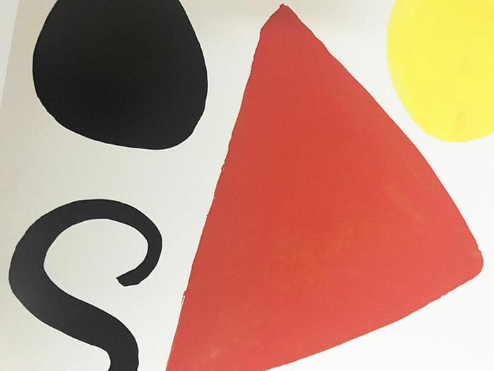 額装済/Abstraction 1966/アレクサンダー カルダー/ポスター