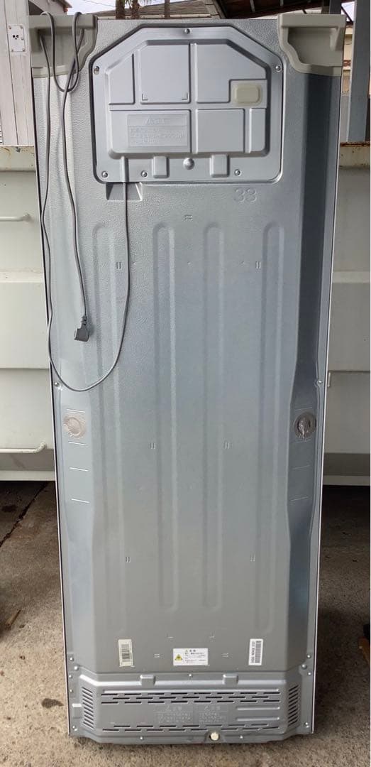 ま 2021年製 東芝 3ドア冷蔵庫 GR-S33SC(WT) 326L