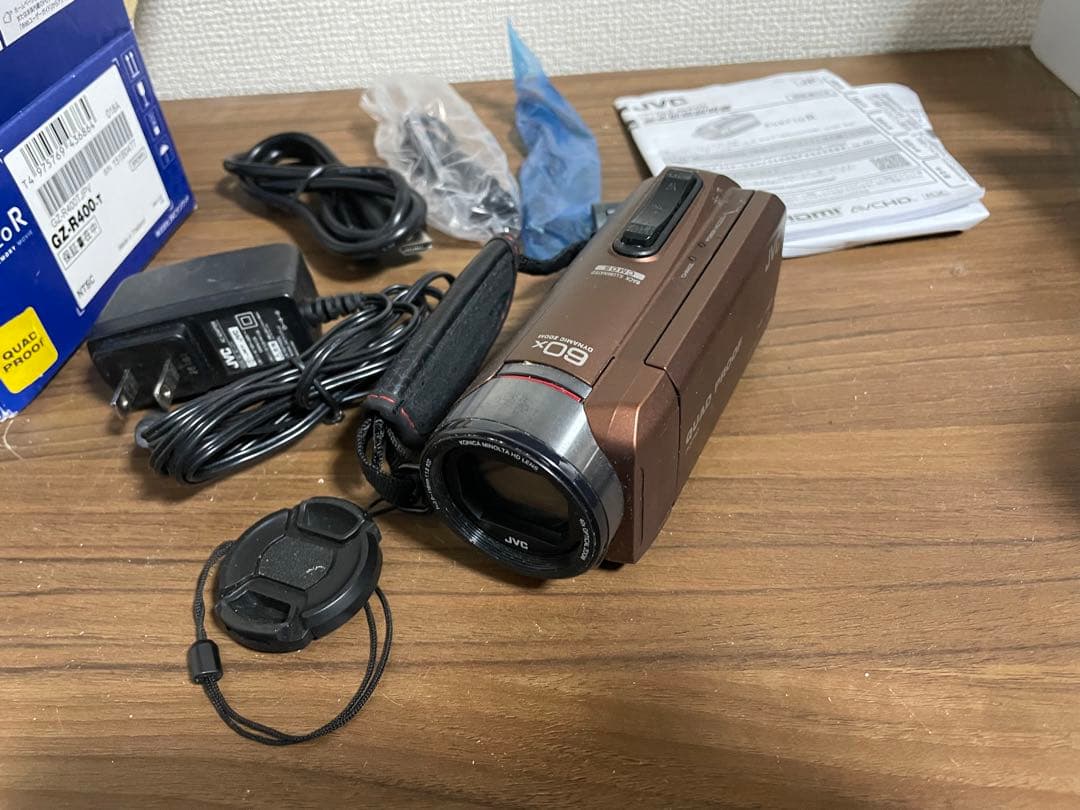 ビデオカメラ】JVC EverioR 防水防塵GZ-R400-T