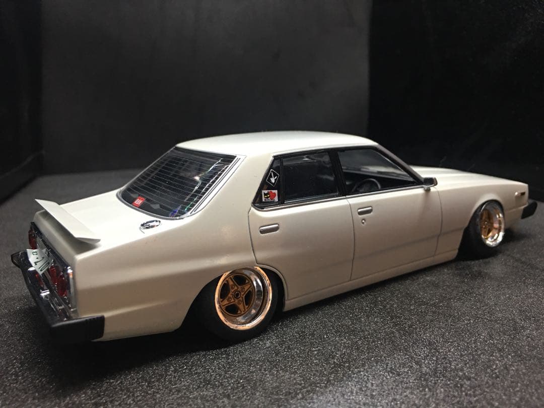 旧車プラモデル完成品1／２４フジミスカイラインジャパン