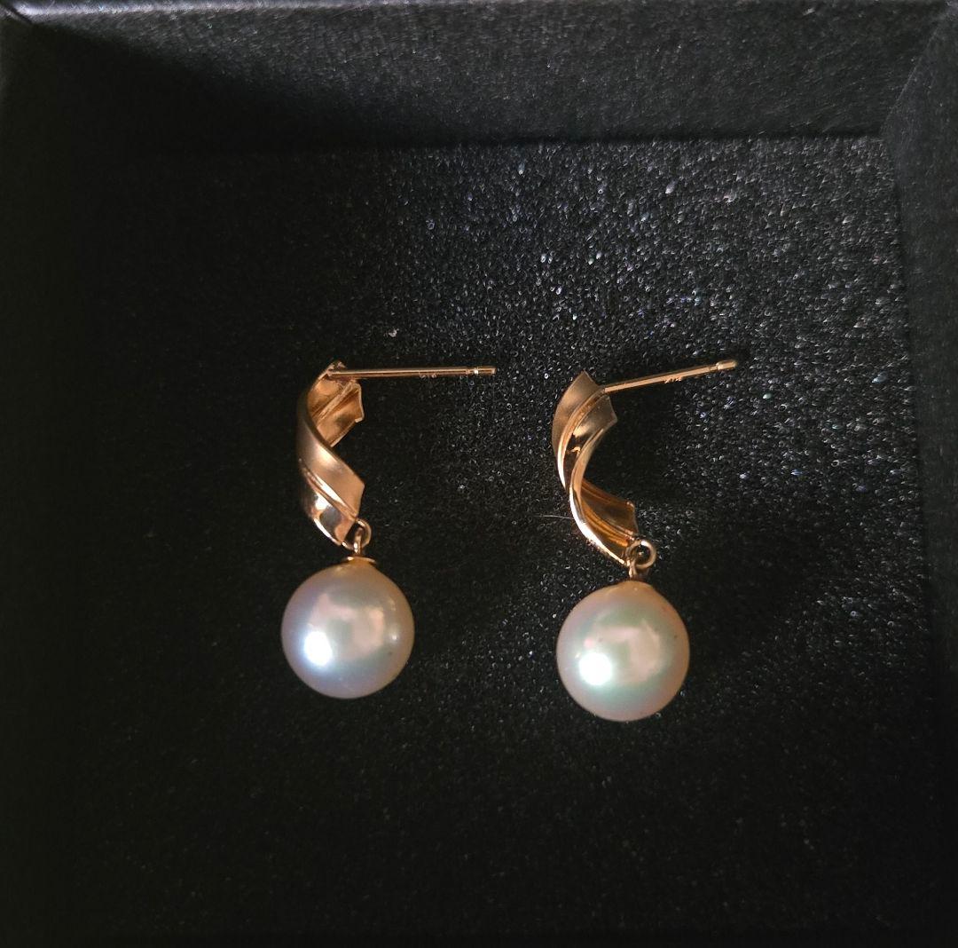 GSTV K18 あこや真珠 アコヤ真珠 ピアス