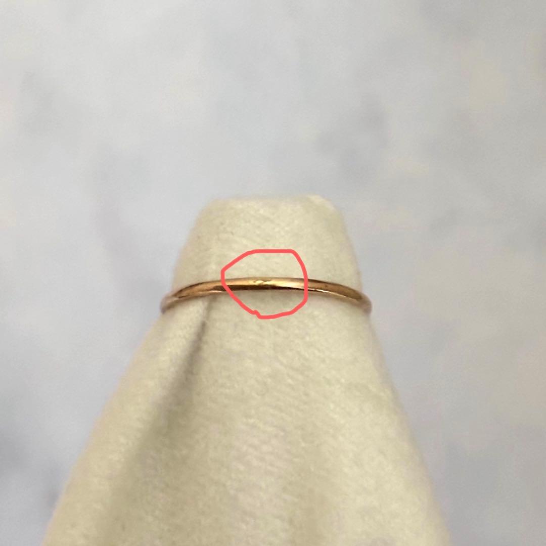 NOJESSノジェス k10 ダイヤモンド リング 7号