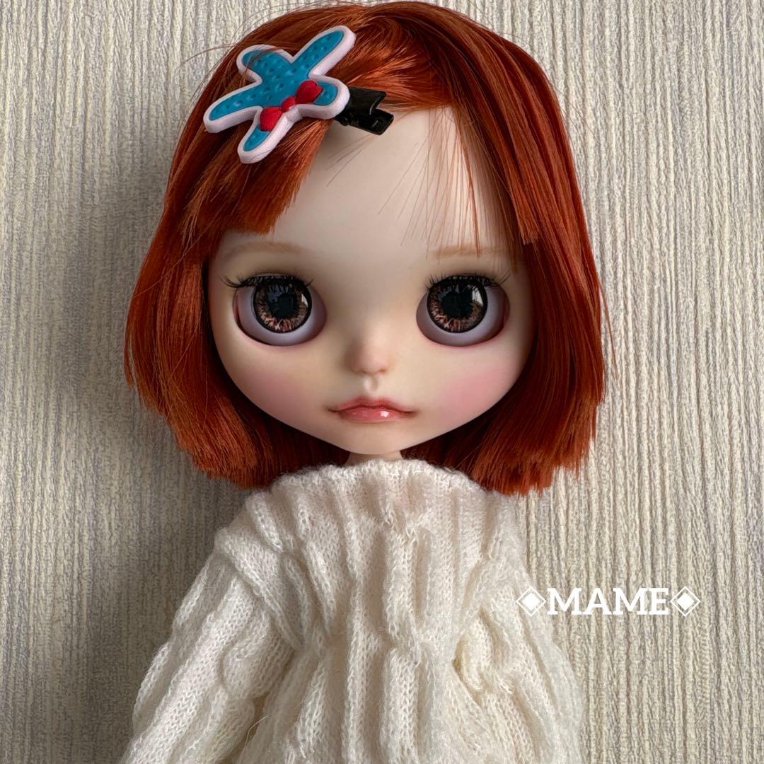 アイシードールカスタム ♡白肌・オレンジブラウン♡