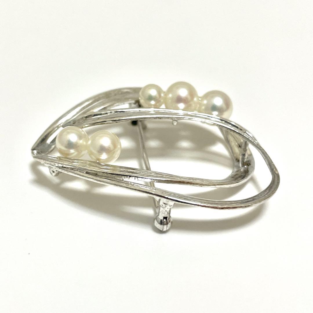 皇室御用達✨ミキモト アコヤ真珠 パール ブローチ コサージュ 箱つき