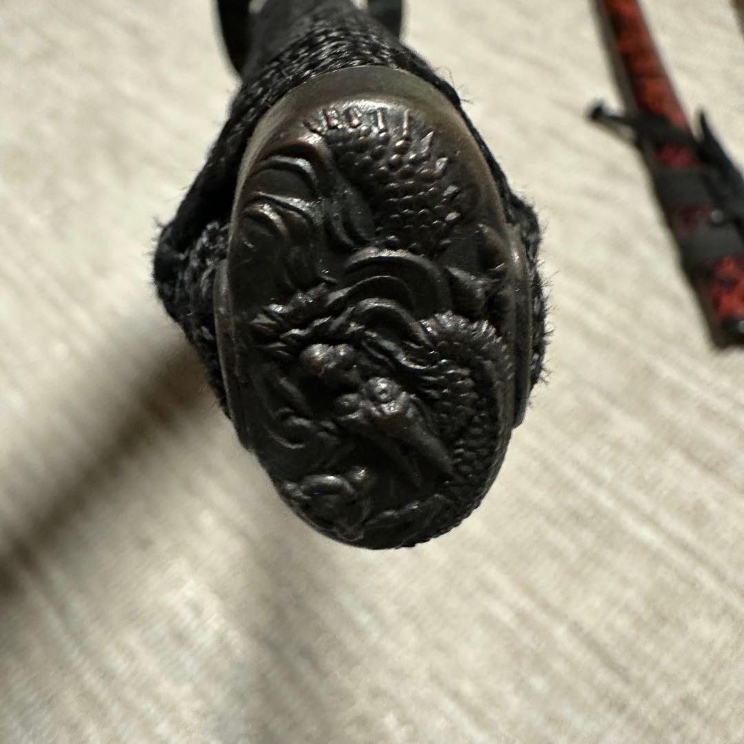 模造刀 赤黒鞘 二本セット