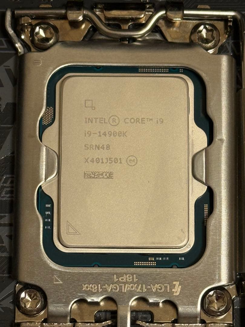 Intel Core i9-14900K Asusマザー付き　不具合無