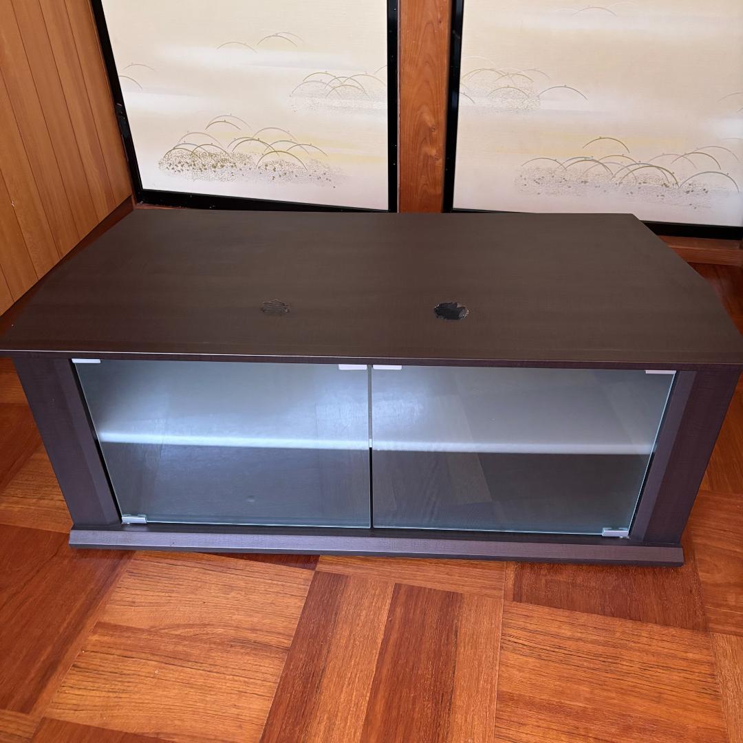 e75【TVボード】【訳あり】【テレビ】【家具】テレビボード　ブラウン
