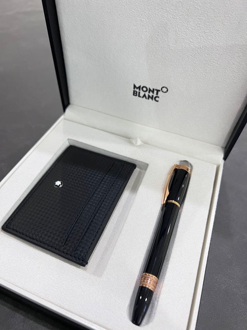 ブラックフライデーセール中！！【新品極美品】モンブラン　ボールペン　カードケース