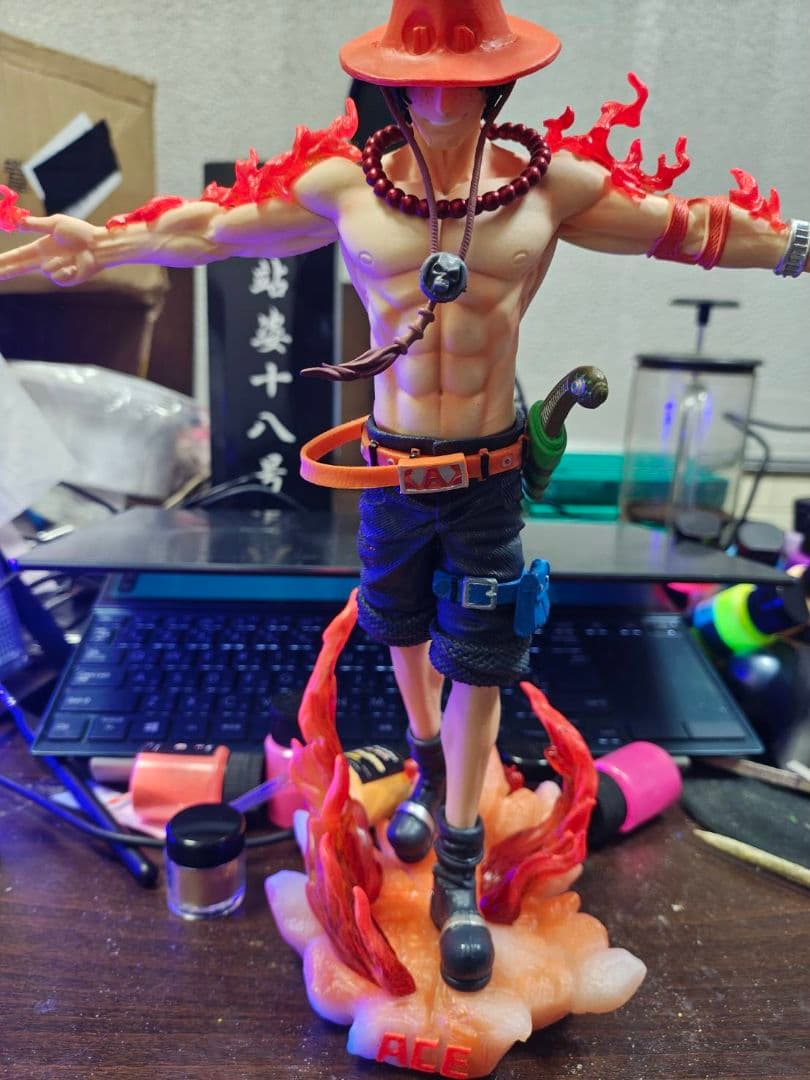 ワンピース ACE 海外製 ガレージキット リペイント