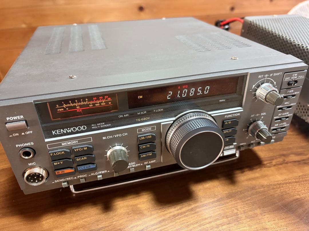 【動作確認済】Kenwood TS-680V 無線機 PS-22 安定化電源