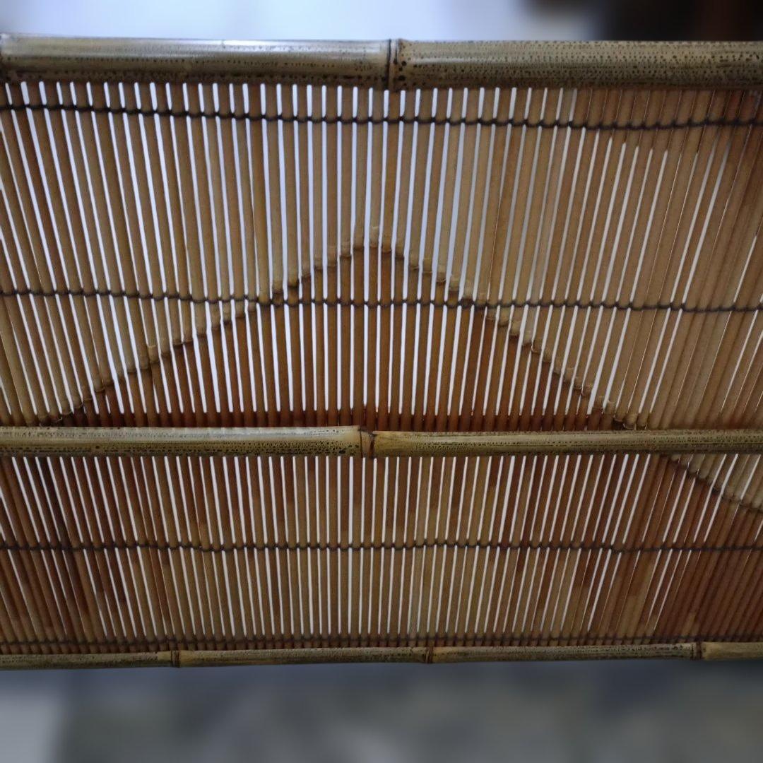 4941)茶道具　竹峰作「銘竹東山」/銘竹風炉先屏風　江戸間