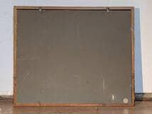 【真作】絵画　油彩4号　ベニス風景　ヴェネツィア風景画　海と教会の風景　X27